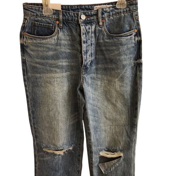 Blank NYC Jeans, The Howard Mid-rise Loose Fit Jeans NWT Organic Cotton 28 - Picture 2 of 8